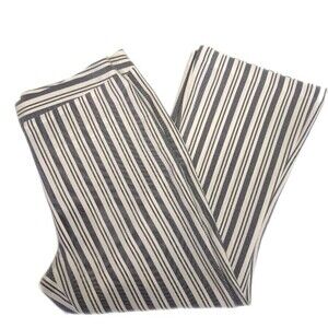 Gianni Bini smooth feel flat front cropped vertical striped pants - 8